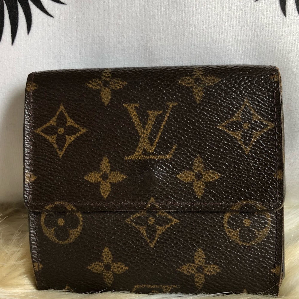 ⭕️SALE⭕️ Auth LV Portefeiulle Elise Trifold Wallet